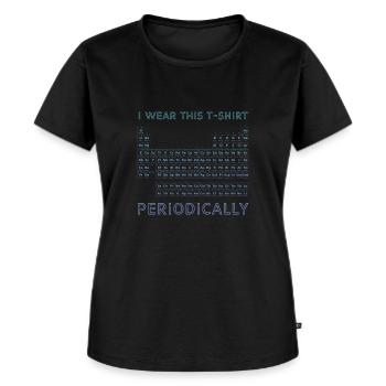 periodic table - Women's Premium Organic T-shirt - black - Front - Selfina (174cm)