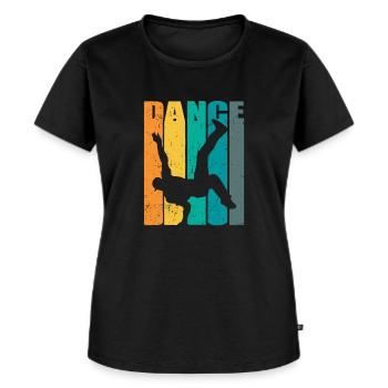 Breakdance BBoy BGirl Streetdance Breakdance - Frauen Premium Bio T-Shirt - Schwarz - Vorne - Selfina (174cm)