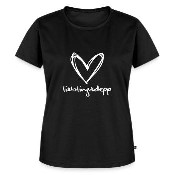 Lieblingsdepp Paar LGBTQ Pärchen Gay Paar - Frauen Premium Bio T-Shirt - Schwarz - Vorne - Selfina (174cm)