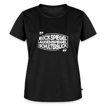 Fahrlehrer Fahrschule Fahrschüler Auto fahren - Frauen Premium Bio T-Shirt - Schwarz - Vorne - Selfina (174cm)