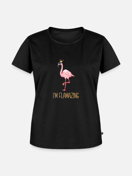 I'm flamazing - Frauen Premium Bio T-Shirt - Schwarz