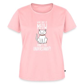 Katzenbesitzer Motiv Katzenfan Katzenbesitzer - Frauen Premium Bio T-Shirt - Rosa - Vorne - AI Model Female 172 dark (172cm)