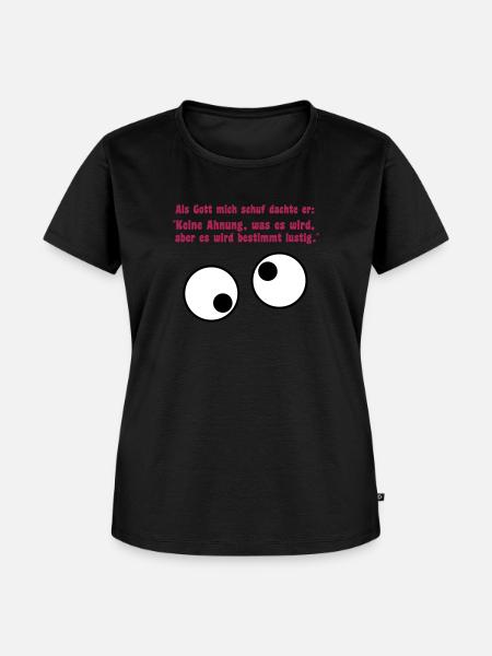 lustig - Frauen Premium Bio T-Shirt - Schwarz