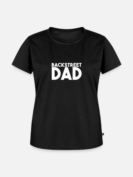 Backstreet dad - Frauen Premium Bio T-Shirt - Schwarz