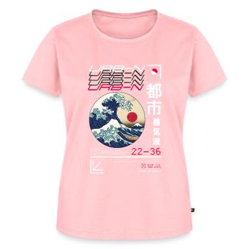 The Great Wave Off Kanagawa | Japanese urban - Women's Premium Organic T-shirt - rose - Front - AI Model Female 172 dark (172cm)