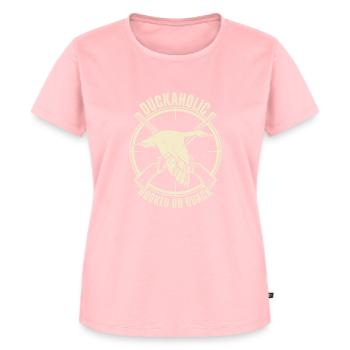 Duckaholic duck hunting - Women's Premium Organic T-shirt - rose - Front - AI Model Female 172 dark (172cm)