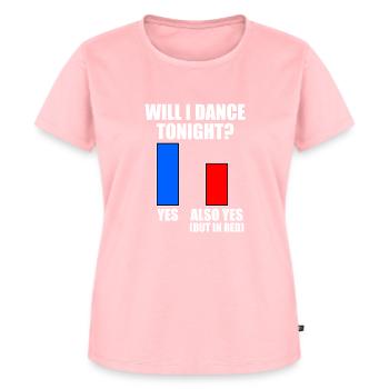 Tanzen Spruch Ballsaal Paartanz Tanz Tanzfläche - Frauen Premium Bio T-Shirt - Rosa - Vorne - AI Model Female 172 dark (172cm)