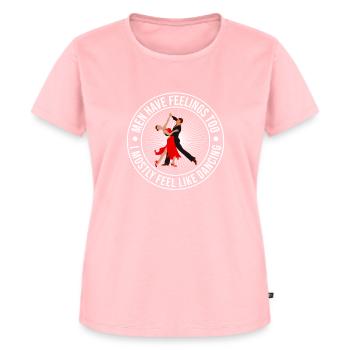 Tanzen Spruch Ballsaal Paartanz Tanz Tanzfläche - Frauen Premium Bio T-Shirt - Rosa - Vorne - AI Model Female 172 dark (172cm)