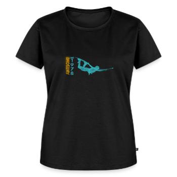 Génial depuis 1978. Wakeboard Lifestyle - T-shirt Premium bio Femme - noir - Devant - Selfina (174cm)