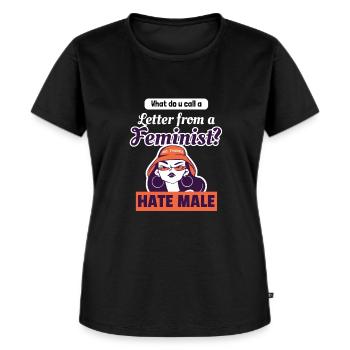 Frauen Gleichberchtigung Design und Feminist - Frauen Premium Bio T-Shirt - Schwarz - Vorne - Selfina (174cm)