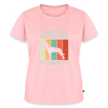 Holländischer Schäferhund Dutch Shepherd - Frauen Premium Bio T-Shirt - Rosa - Vorne - AI Model Female 172 dark (172cm)