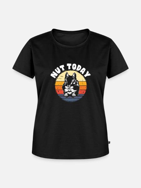 Streifenhörnchen Chipmunk Nagetier Geschenk - Frauen Premium Bio T-Shirt - Schwarz