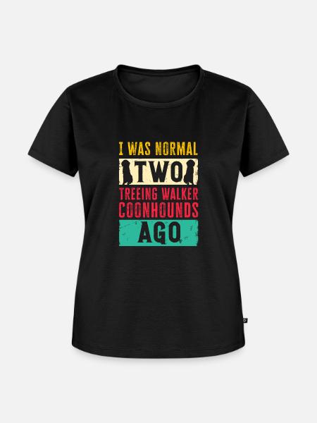 Treeing Walker Coonhound - Frauen Premium Bio T-Shirt - Schwarz