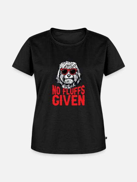 Goldendoodle Doodle Hund - Frauen Premium Bio T-Shirt - Schwarz
