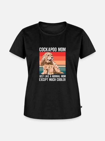 Cockapoo Hund - Frauen Premium Bio T-Shirt - Schwarz