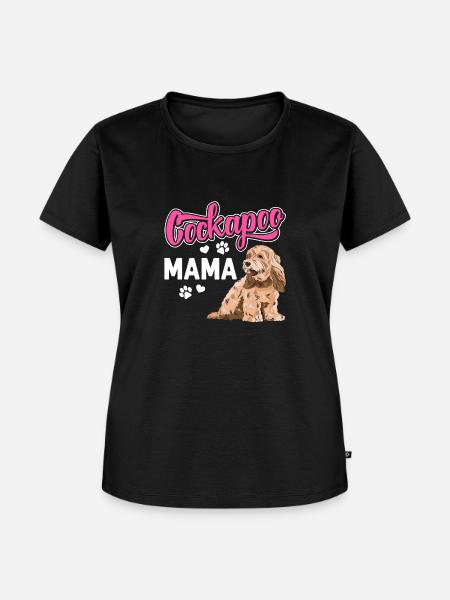 Cockapoo Hund - Frauen Premium Bio T-Shirt - Schwarz