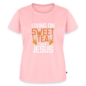 Sweet Tea Lover Gifts - Women's Premium Organic T-shirt - rose - Front - AI Model Female 172 dark (172cm)