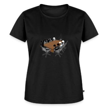 Clarinettiste Musiciens d’orchestre - T-shirt Premium bio Femme - noir - Devant - Selfina (174cm)