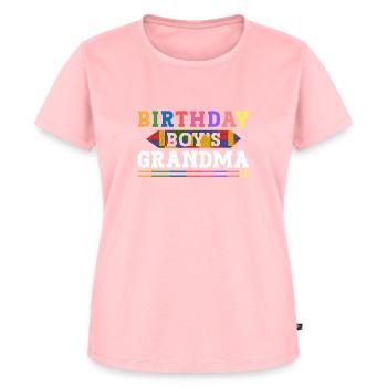 Birthday Kids Grandma Building Blocks - Women's Premium Organic T-shirt - rose - Front - AI Model Female 172 dark (172cm)