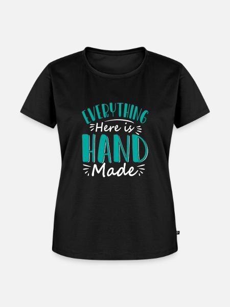 Handmade! - Frauen Premium Bio T-Shirt - Schwarz