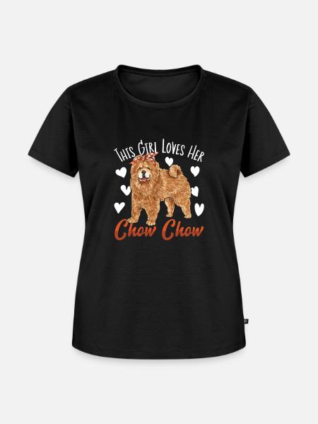 Chow Chow Hund - Frauen Premium Bio T-Shirt - Schwarz