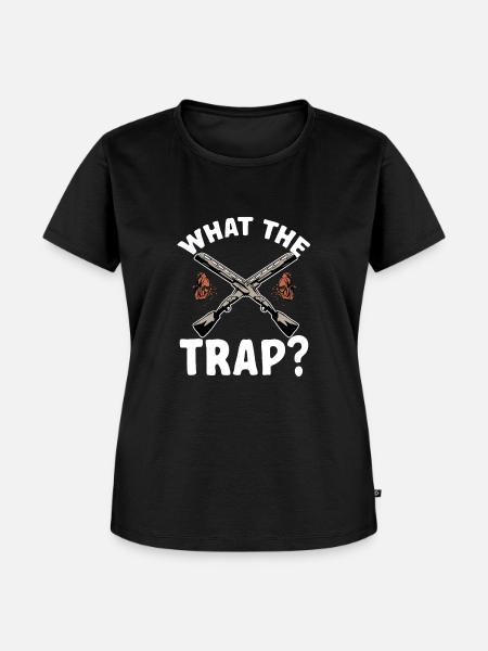Trapschießen Skeet Tontaubenschießen - Frauen Premium Bio T-Shirt - Schwarz