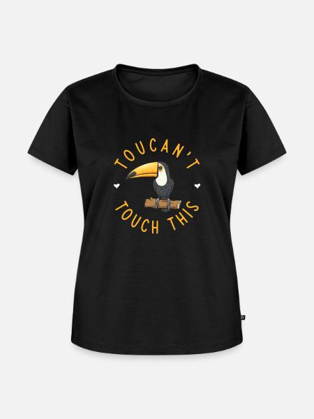 Tukan Vogel Regenwald - Frauen Premium Bio T-Shirt - Schwarz