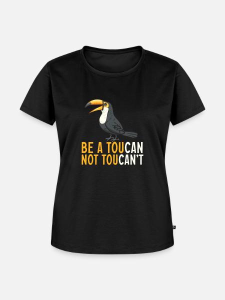 Tukan Vogel Regenwald - Frauen Premium Bio T-Shirt - Schwarz