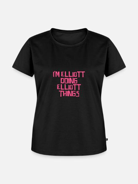 I'm Elliott doing Elliott things - Frauen Premium Bio T-Shirt - Schwarz
