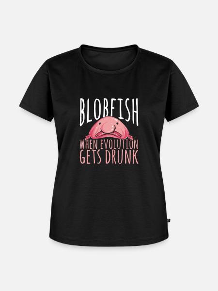Blobfisch - Frauen Premium Bio T-Shirt - Schwarz
