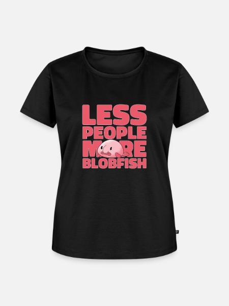Blobfisch - Frauen Premium Bio T-Shirt - Schwarz