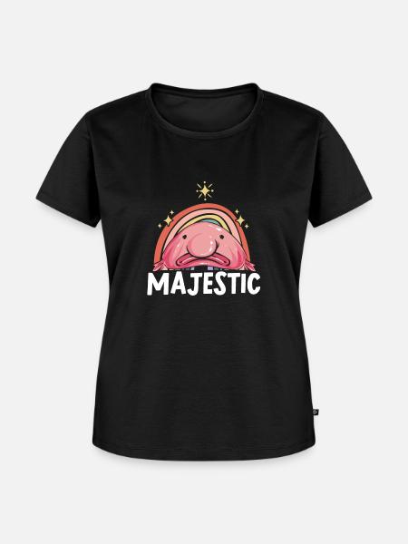 Blobfisch - Frauen Premium Bio T-Shirt - Schwarz