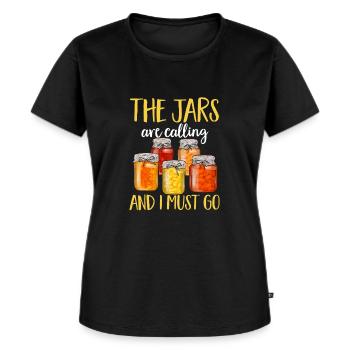 Einmachen Einkochen Lebensmitteln Konservieren - Frauen Premium Bio T-Shirt - Schwarz - Vorne - Selfina (174cm)