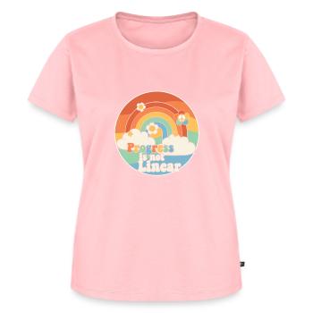 ABA Therapy Progress Is Not Linear - Women's Premium Organic T-shirt - rose - Front - AI Model Female 172 dark (172cm)