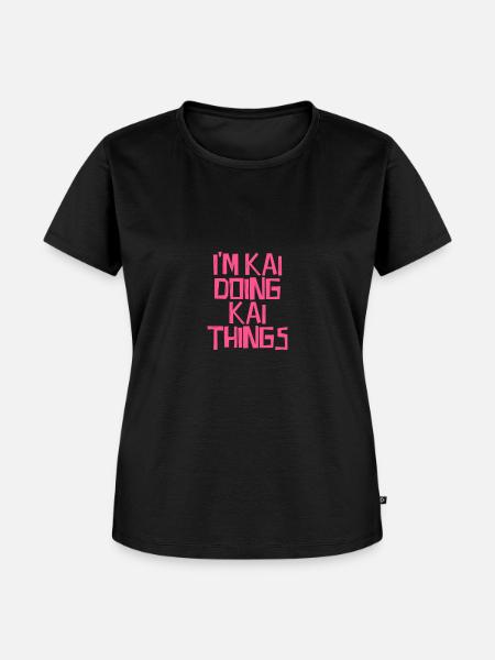 I'm Kai doing Kai things - Frauen Premium Bio T-Shirt - Schwarz