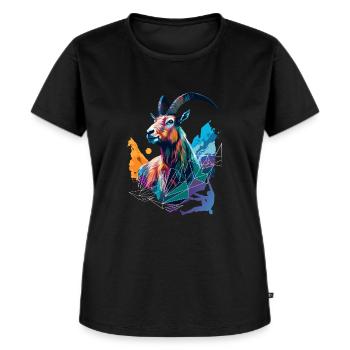Klettern Bouldern Berge Bergsteiger Alpinist - Frauen Premium Bio T-Shirt - Schwarz - Vorne - Selfina (174cm)