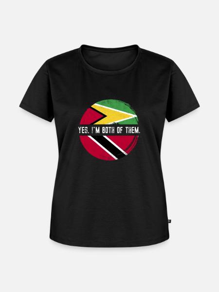 Guyana Flagge Guyanese Guyana - Frauen Premium Bio T-Shirt - Schwarz