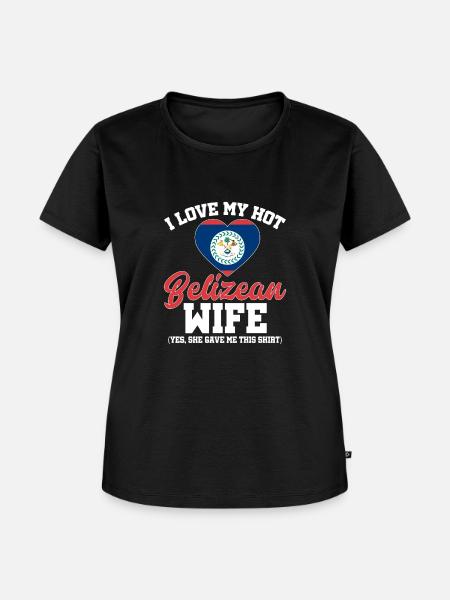 Belize Flagge Belizer - Frauen Premium Bio T-Shirt - Schwarz