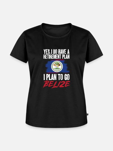 Belize Flagge Belizer - Frauen Premium Bio T-Shirt - Schwarz