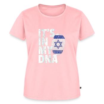 Israel DNA - Women's Premium Organic T-shirt - rose - Front - AI Model Female 172 dark (172cm)