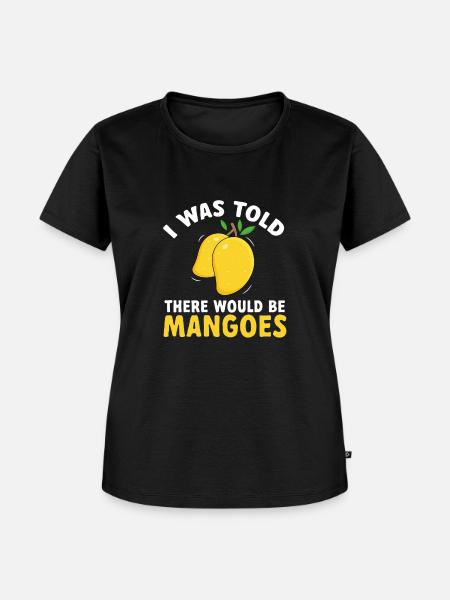 Mango Frucht Mango - Frauen Premium Bio T-Shirt - Schwarz