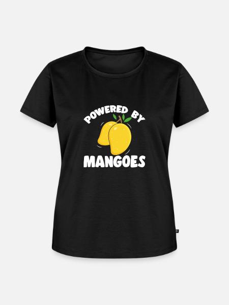 Mango Frucht Mango - Frauen Premium Bio T-Shirt - Schwarz