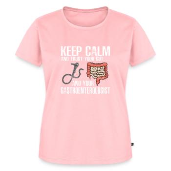 Gastro-entérologie Endoscopie Coloscopie - T-shirt Premium bio Femme - rose - Devant - AI Model Female 172 dark (172cm)