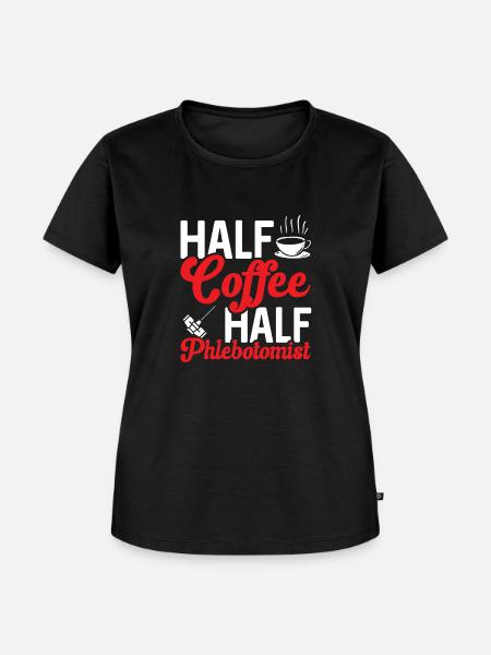 Phlebotomie Blutabnahme Blut Krankenschwester - Frauen Premium Bio T-Shirt - Schwarz