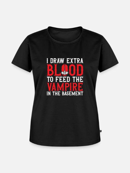 Phlebotomie Blutabnahme Blut Krankenschwester - Frauen Premium Bio T-Shirt - Schwarz