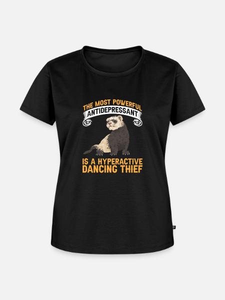 Frettchen Besitzer Frettchen - Frauen Premium Bio T-Shirt - Schwarz