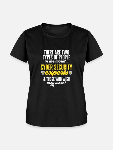 Cybersecurity Hacker IT-Sicherheit - Frauen Premium Bio T-Shirt - Schwarz
