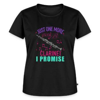 Joueur de clarinette pour fille Femmes Fille Drôle - T-shirt Premium bio Femme - noir - Devant - Selfina (174cm)