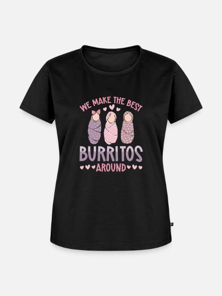 Krankenschwester Baby Entbindungsschwester - Frauen Premium Bio T-Shirt - Schwarz