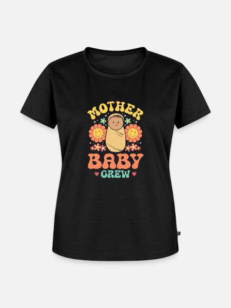 Krankenschwester Baby Entbindungsschwester - Frauen Premium Bio T-Shirt - Schwarz